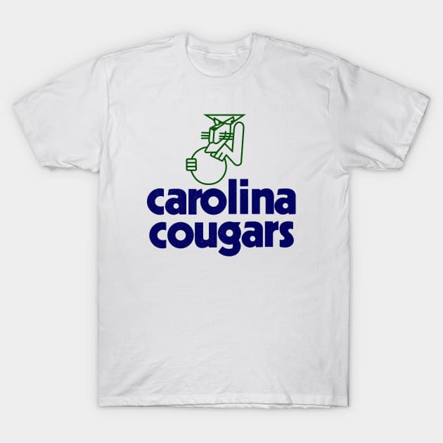 Defunct Carolina Cougars ABA Basketball 1969 T-Shirt by LocalZonly